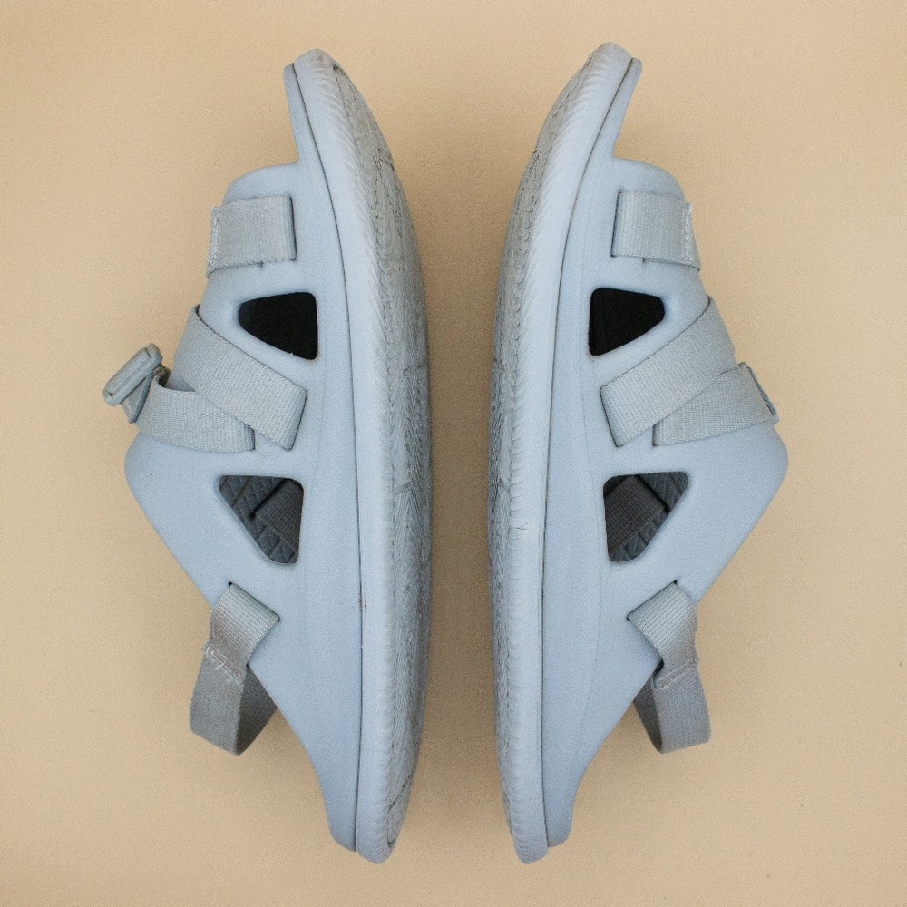 Chaco Chillos Sport Aqua Grey Sandals Women's Size 11 - Picture 6 of 8